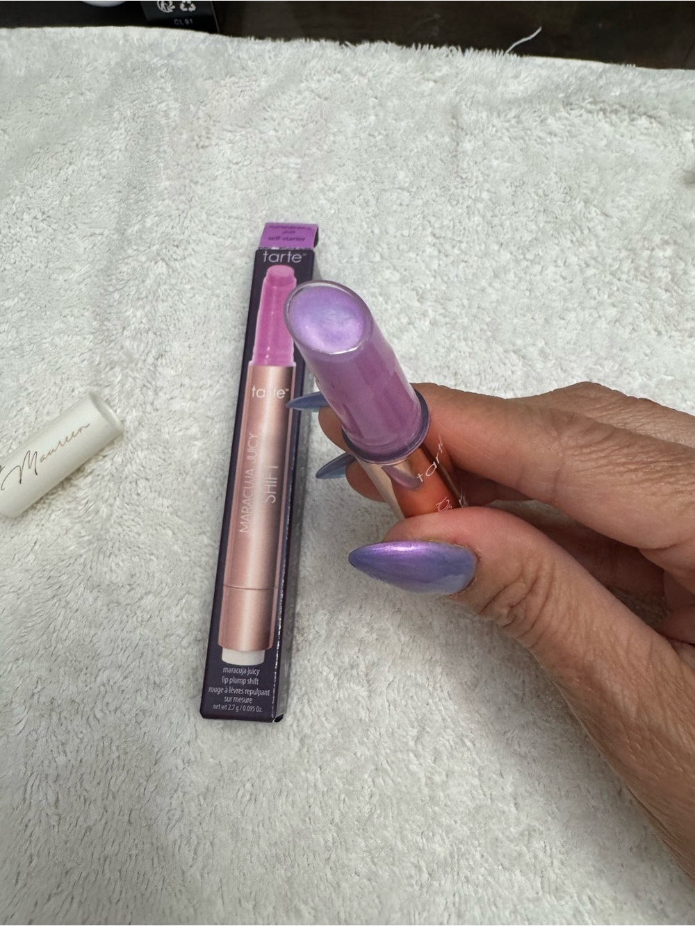 tarte Maracuja Juicy Shift self-starter Lip Plump — Pink - Picture 4 of 4